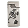 Scorpion Pattern Lighter with LED Grey