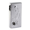 Scorpion Pattern Lighter with LED Silvery