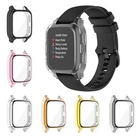 Screen Protector Case Compatible with Garmin Venu Sq/Venu Sq Music,  Full Coverage Soft TPU Case Protective Screen Cover Bumper Frame for Garmin Venu Sq GPS Smartwatch miniinthebox