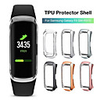 Screen Protector Case for Samsung Galaxy Fit SM-R370 TPU Rugged Bumper Case Cover All-Around Protective Plated Bumper Shell Accessories Scratch-Proof Compatible