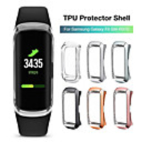 Screen Protector Case for Samsung Galaxy Fit SM-R370 TPU Rugged Bumper Case Cover All-Around Protective Plated Bumper Shell Accessories Scratch-Proof Compatible