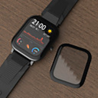 Screen Protector for Amazfit GTS Anti-Scratch 3D Protective Full Coverage Tempered Glass Screen Film