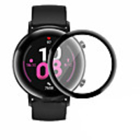 Screen Protector for Huawei Watch GT2 42mm Anti-Scratch 3D Protective Full Coverage Tempered Glass Screen Film