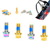 Screws High Strength Durable Easy to Install For Road Bike Mountain Bike MTB Cycling Bicycle Titanium Alloy Gold Blue Grey
