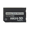 SDHC MicroSD/Transflash TF to Memory Stick Pro Duo Adapter/Converter (16GB Max)