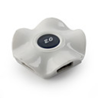 Sea Shell 4 Port USB 2.0 Mini Hub (White)