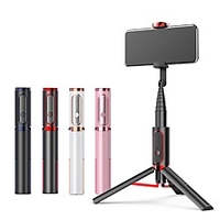 SEAJIC Outdoor Mount Wireless Bluetooth Selfie Stick Tripod Mini Portable Tripod Selfie Stick for iPhone 12 11Pro Max X Xiaomi Samsung S21 S20 Huawei Oneplus Xiaomi Wireless Bluetooth Selfie miniinthebox