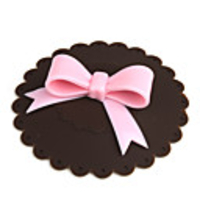 Sealing Bow Tie Cup Cover (Pink butterfly Coffee cover)