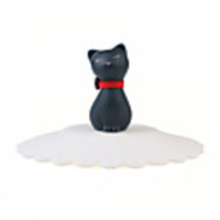 Sealing Lovely Cat Cup Cover (Black Cat White cover)