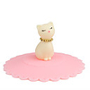 Sealing Lovely Cat Cup Cover (Yellow Cat Pink cover)