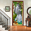 Self-adhesive Creative Door Stickers Living Room Diy Decoration Home Waterproof Wall Stickers