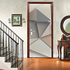 Self-adhesive Creative Door Stickers Three-dimensional Triangle Living Room DIY Decorative Home Waterproof Wall Stickers