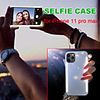 Selfie Case For iPhone 11 Pro Max Generations Luxury Luminous LED Phone Case For iPhone X XS MAX XR 7 8 Protector Cover Yellow Light
