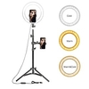 Selfie Ring Lighting 10 LED Ring Light Photographic with Stand Youtube Makeup Video Studio Tripod Ring Light for Smart Phone