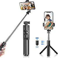 Selfie Stick Bluetooth Extendable Max Length 68 cm For Universal Android / iOS miniinthebox
