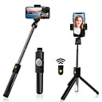 Selfie Stick Bluetooth Extendable Max Length 70 cm For Universal Android / iOS Universal
