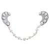 Semicircle Pearl Collar Chain Necklace