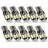 SENCART 10pcs T10 Car Light Bulbs 3 W SMD 5630 240 lm 8 LED Interior Lights For General Motors All years