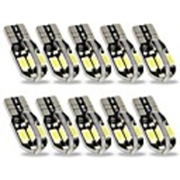 SENCART 10pcs T10 Car Light Bulbs 3 W SMD 5630 240 lm 8 LED Interior Lights For General Motors All years