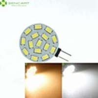 SENCART LED Spotlight 700-900 lm G4 MR11 15 LED Beads SMD 5630 Dimmable Warm White Natural White 12 V 24 V 9-30 V