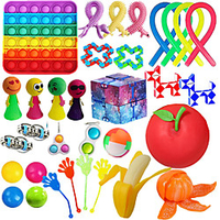 Sensory Fidget Toy Fidget Controller Pad Stress Reliever 30 pcs Portable Stress and Anxiety Relief Flexible Durable For Teen Adults