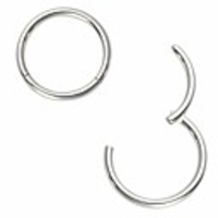 septum nose ring seamless hinged hoop earrings 316l surgical steel clicker segment body cartilage piercing jewelry