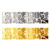 Set of 4PCS Large 3D Decorative Wall Decals for Home,  Large Modern Acrylic Mirror,  Fixed Living Surface,  Fashionable DIY Wall Sticker miniinthebox