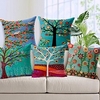 Set of 5 Throw Pillow Case Pastrol Oil Painting Style Cushion Cover Home Sofa Faux Linen Cushion for Sofa Couch Bed Chair miniinthebox