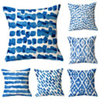 Set of 6 Throw Pillow Simple Classic 4545 cm Cushion Vintage Circle Cover Sofa Home Decor Throw Pillow Case