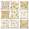 Set of 9 Autumn Leaves Leaves Pillowcase Light Sofa Car Nap Pillowcase Lumbar Pillowcase