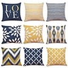 Set of 9 Premium Living Series Rustic Tie Die Decorative Throw Pillow Case Cushion Cover 18 x 18 inches 45 x 45 cm