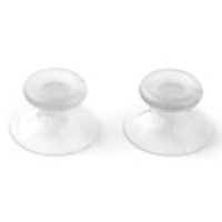 Set of Replacement Transparent Joysticks for Xbox 360 Controller (10-Pack,  White)