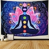 seven chakra tapestry yoga meditation wall tapestry colorful mandala tapestry indian hippie chakra tapestry wall hanging for studio room amp; 40;h51.2× w59.1amp; 41; miniinthebox