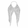 sexy chain necklace fashion shoulder necklaces bra body jewelry summer beach party dress (silver2)
