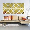 Shapes Wall Stickers Mirror Wall Stickers Decorative Wall Stickers,  Acrylic Home Decoration Wall Decal Wall Decoration 20pcs