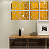 Shapes Wall Stickers Mirror Wall Stickers Decorative Wall Stickers,  Acrylic Home Decoration Wall Decal Wall Decoration 25pcs
