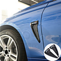 Shark Gills Side Fender Vent Decoration 3D Stickers For BMW E46 F30 E90 E60 F20 F10 E36 E39 E87 E70 G30 performance Car-Styling
