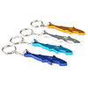 Shark Shaped Aluminum Keychain Bottle Opener