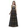 Sheath / Column Elegant Vintage Engagement Formal Evening Dress Boat Neck Sleeveless Sweep / Brush Train Tulle Sequined with Sequin 2020