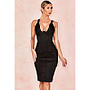 Sheath / Column Little Black Dress Sexy Party Wear Cocktail Party Dress Spaghetti Strap Sleeveless Knee Length Spandex with Sleek 2020