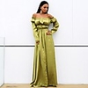 Sheath / Column Minimalist Sexy Holiday Prom Dress Off Shoulder Long Sleeve Floor Length Spandex with Pleats Split 2020