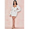 Sheath / Column Minimalist Sexy Party Wear Cocktail Party Dress Scoop Neck Long Sleeve Short / Mini Spandex with Sleek 2020
