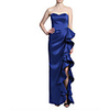 Sheath / Column Minimalist Sexy Wedding Guest Formal Evening Dress Sweetheart Neckline Sleeveless Floor Length Charmeuse with Ruffles Split 2020