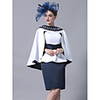Sheath / Column Mother of the Bride Dress Elegant Vintage Plus Size Straight Neckline Knee Length Satin Sleeveless with Sash / Ribbon 2020