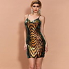 Sheath / Column Sexy bodycon Party Wear Cocktail Party Dress Spaghetti Strap Sleeveless Short / Mini Sequined with Sequin 2020