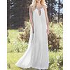 Sheath / Column Wedding Dresses Halter Neck Floor Length Chiffon Sleeveless Beach with Beading Appliques 2020