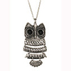Sheet Metal Connection Owl Necklace