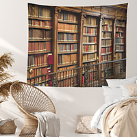 Shelf Books Wall Tapestry Art Decor Blanket Curtain Hanging Home Bedroom Living Room Decoration Polyester miniinthebox