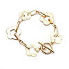 Shell Flower Gold-Plated Bracelet