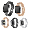 Shine Diamond Watch Band For Apple Watch Strap Series 4 3 2 1 Bracelet For 44mm 40mm 42mm 38mm IWatch Stainless Steel Band Belt